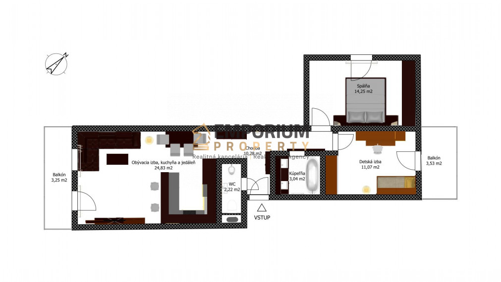 P R E D A N É │3i byt pri Istropolise