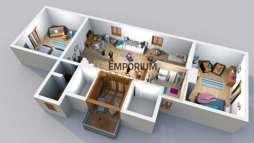 P R E N Á J O M │Priestranná rázovitá chalupa prevoňaná tradíciou v centre B. Štiavnice│3 D